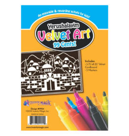 incento magic VELVET ART - YERUSHALAYIM  SET 5.75"X8.25"