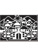 incento magic VELVET ART - YERUSHALAYIM  SET 5.75"X8.25"