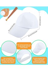 WHITE DIY BASEBALL  CAP