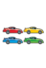 CUT OUT: RACE CARS ASSORTED COLORS  48 PACK