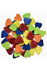 STICKER FOAM GLITTER HEARTS 18 GRAMS
