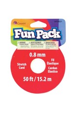 STRETCH BEAD CORD .8MM X 50'