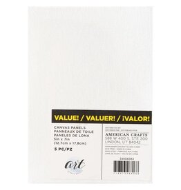 CANVAS PANEL 5"x7" - 5 PACK