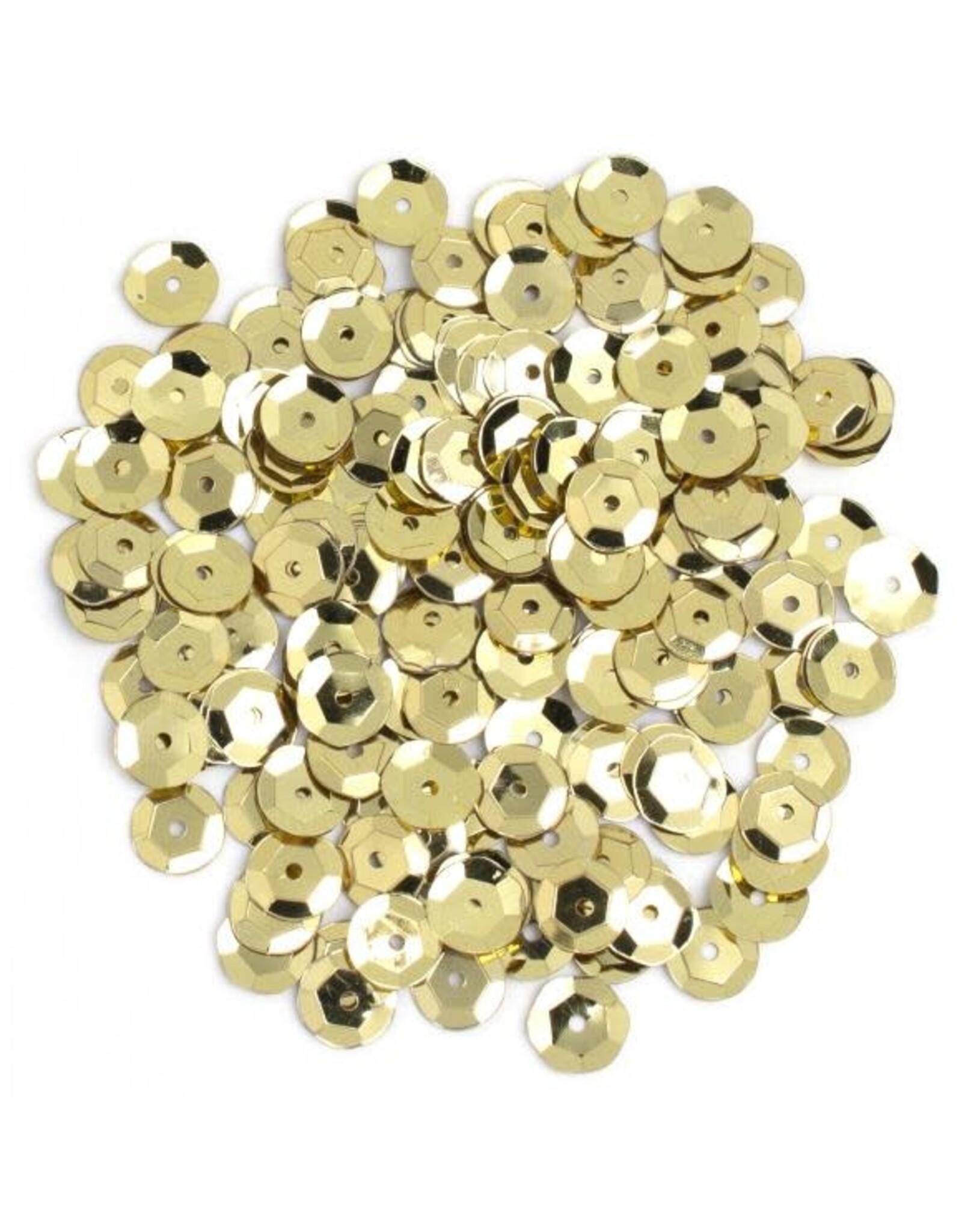 SEQUINS - 8MM GOLD 200 PC