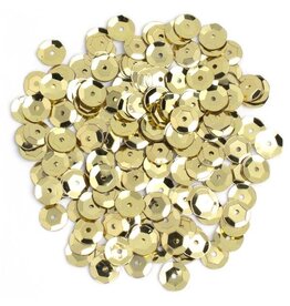 SEQUINS - 8MM GOLD 200 PC