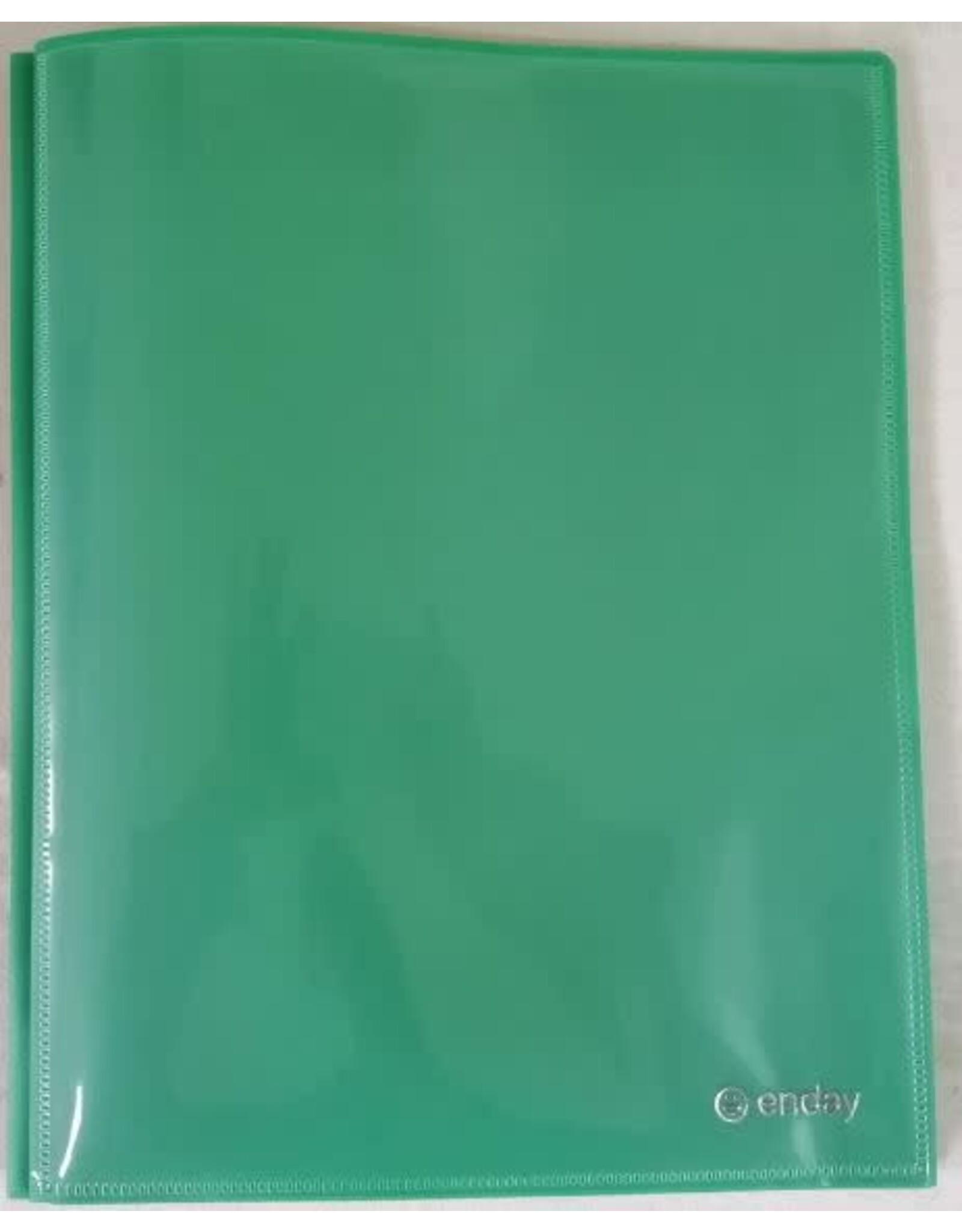 POLY FOLDER: 3 PRONG WITH VIEW - 2 POCKET - GREEN