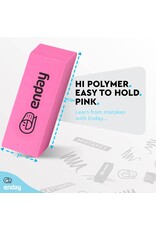PINK SOFT BEVEL  ERASER- 4 PACK