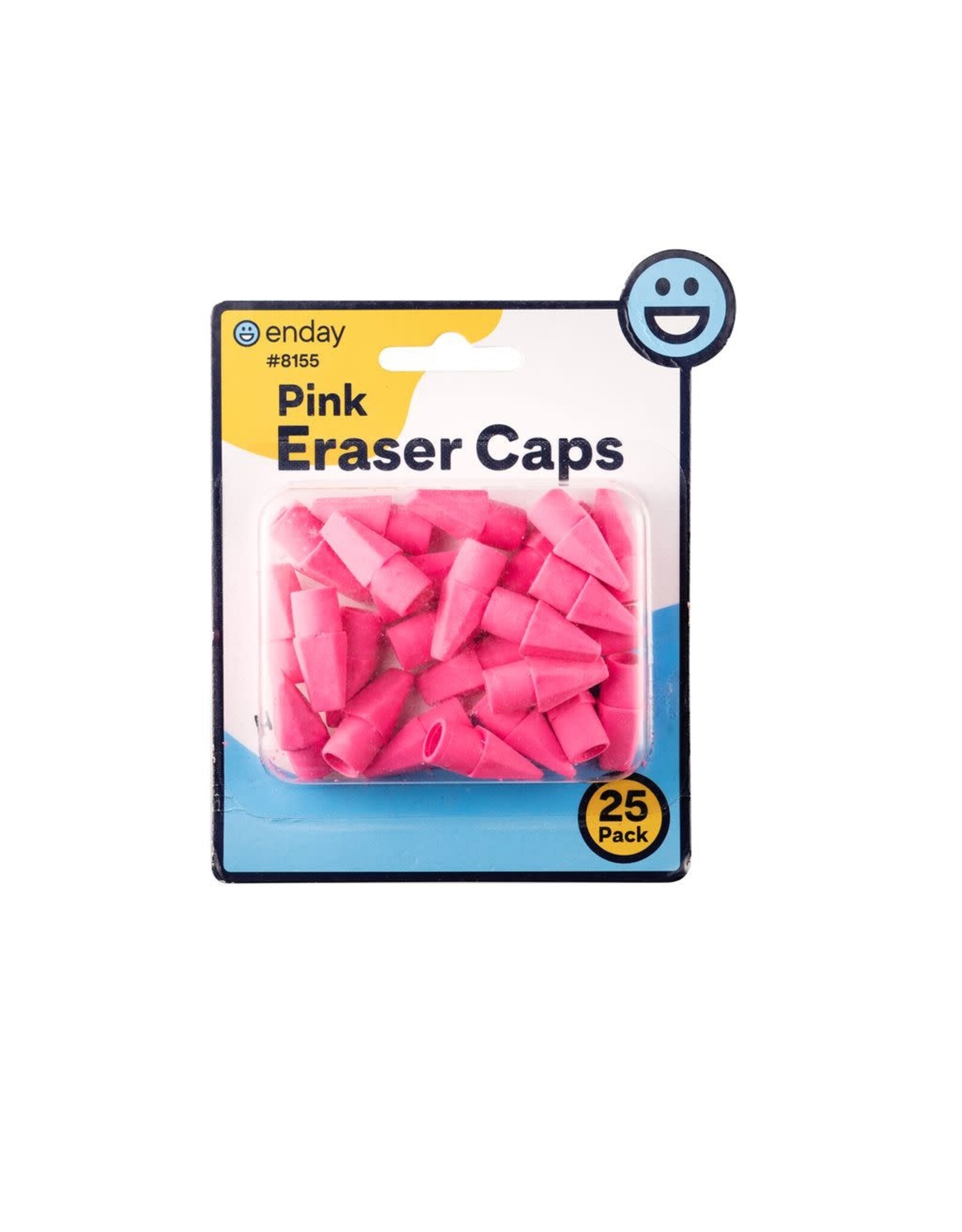 PINK   ERASER CAPS - 25 PACK