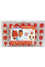 READY TO LEARN GIANT ABC STAMPER SET CAPITAL LETTERS 28PC