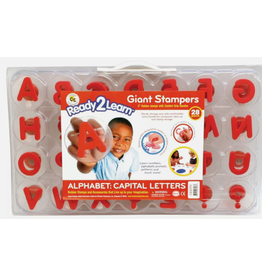 READY TO LEARN GIANT ABC STAMPER SET CAPITAL LETTERS 28PC