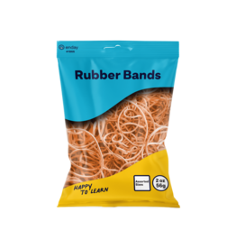 RUBBER BANDS: ASSORTED SIZES - 2OZ