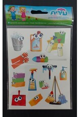 STICKER CLEANING SUPPLIES  10 SHEETS