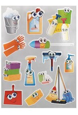 STICKER CLEANING SUPPLIES  10 SHEETS