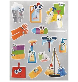STICKER CLEANING SUPPLIES  10 SHEETS