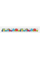 EXTRA WIDE SCALLOPED DIE CUT BORDER; CELEBRATE- 3 1/4"x37'