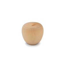 WOOD 3D APPLE 1 3/8"