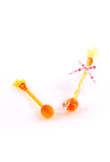 7" PLASTIC HONEY DIPPER WITH BEE TOPPER
