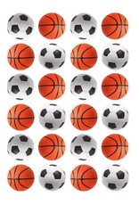 STICKERS: SPORT BALLS  ASSORTED - 10 SHEETS