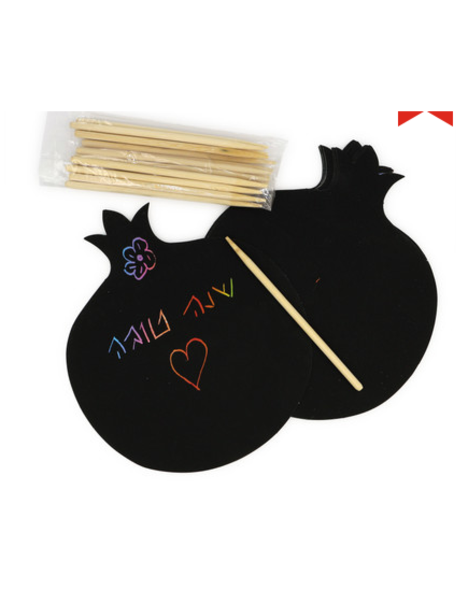 Rosh Hashana Scratch Pomegranate 18 pc