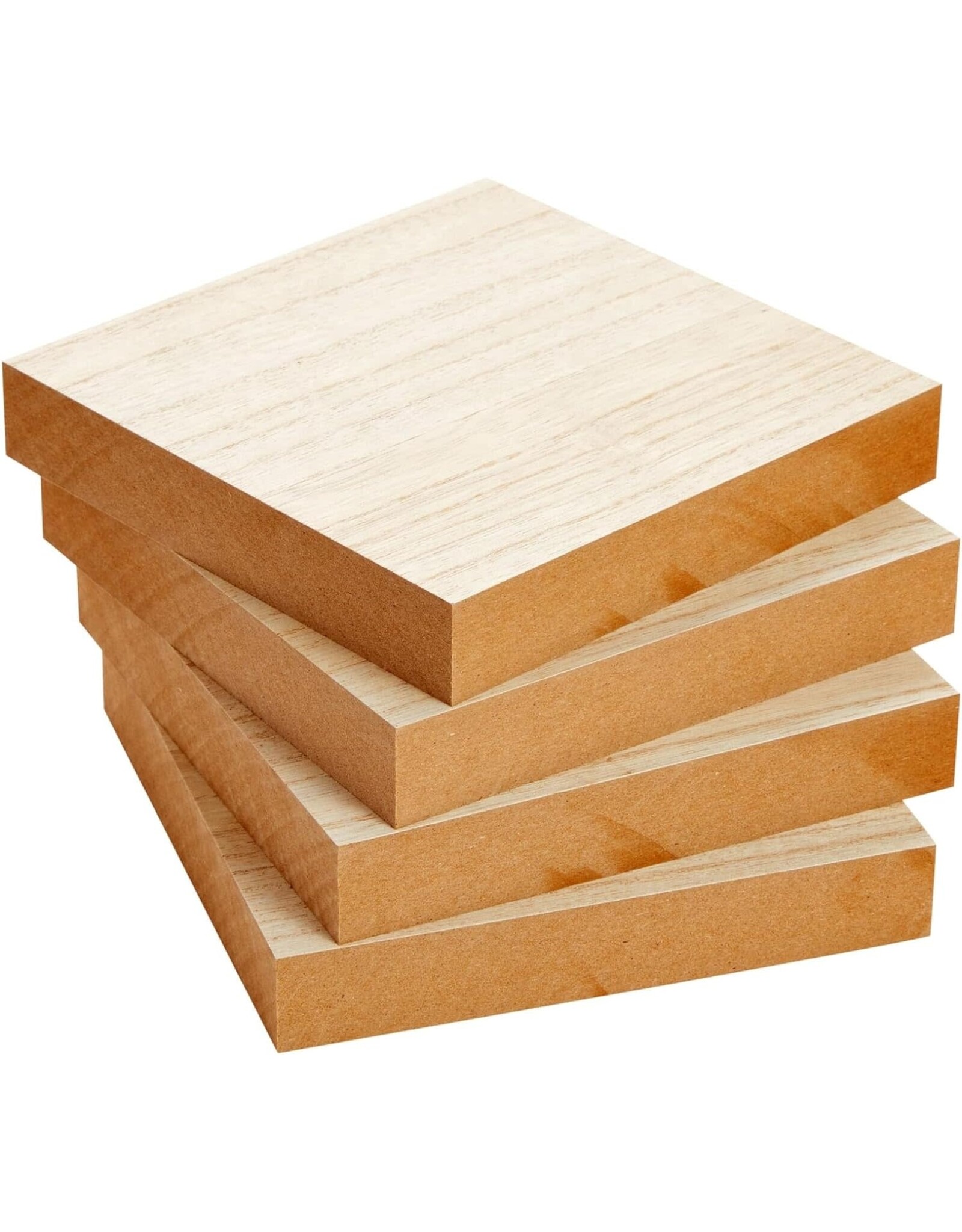 WOOD SQUARE 6"x6"  3/4" THICK