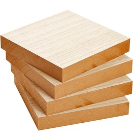 WOOD SQUARE 6"x6"  3/4" THICK