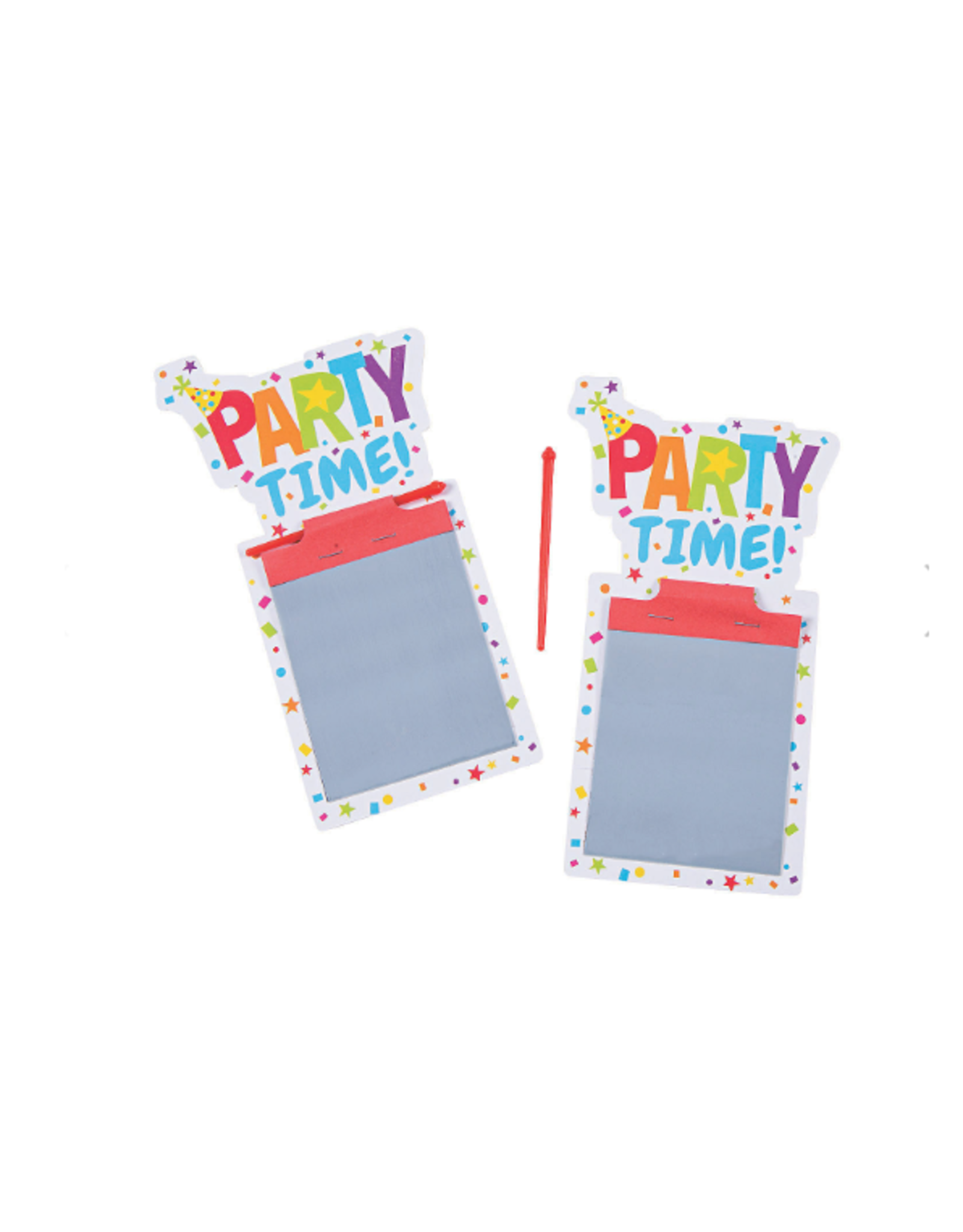 MAGIC WIPE SCREEN - PARTY TIME PKG/12
