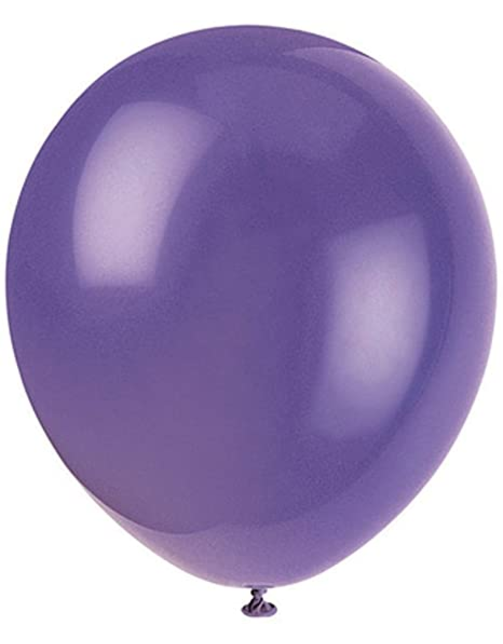 BALLOONS: 12" AMETHYST PURPLE- 10 PACK