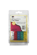 FOIL STARS 440 ASSORTED COLORS SELF-ADHESIVE 1/2" - 440 PACK