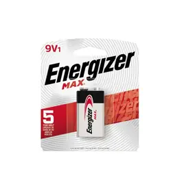 BATTERIES : ENERGIZER 9V