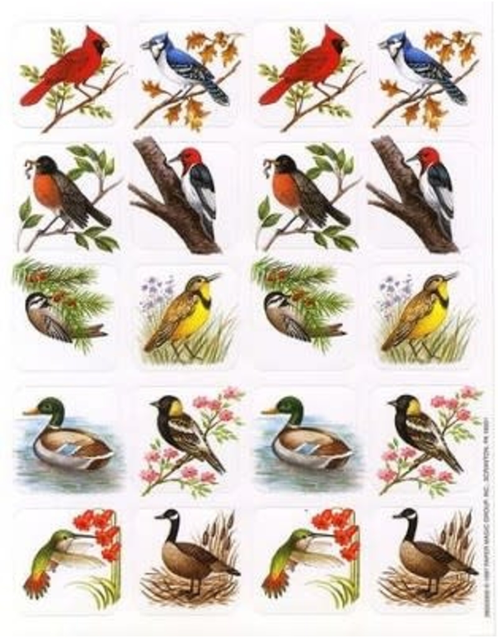 EUREKA STICKERS: THEME BIRDS 120 STICKERS