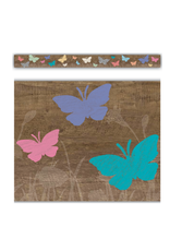 STRAIGHT BORDER BUTTERFLIES - 3"X35'