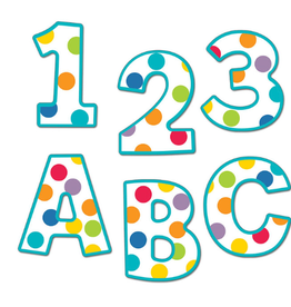 EZ LETTER: COLOR ME BRIGHTS 4"