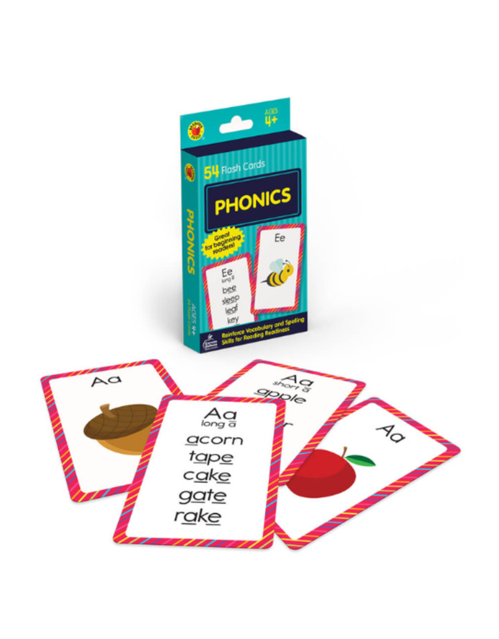 FLASH CARD: PHONICS AGE 4+    54 CARDS