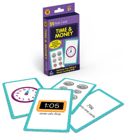FLASH CARD: TIME AND MONEY   5+    54 CARDS