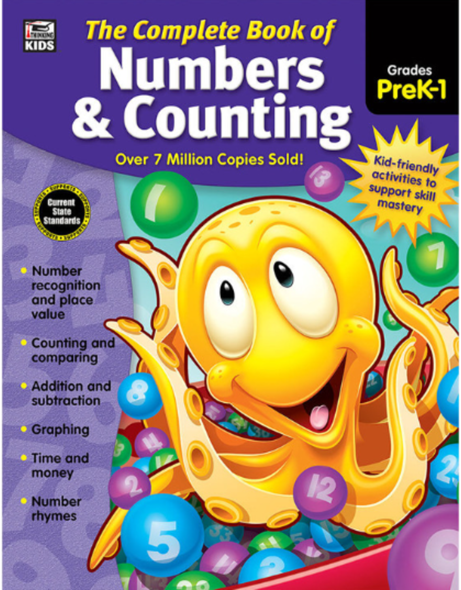 Carson-Dellosa THE COMPLETE  BOOK OF NUMBERS AND COUNTING PRE K -1