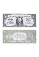 FAKE MONEY BILLS: $1, SET OF 100
