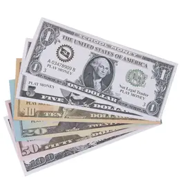 FAKE MONEY BILLS: ASSORTED BILLS SET OF 100