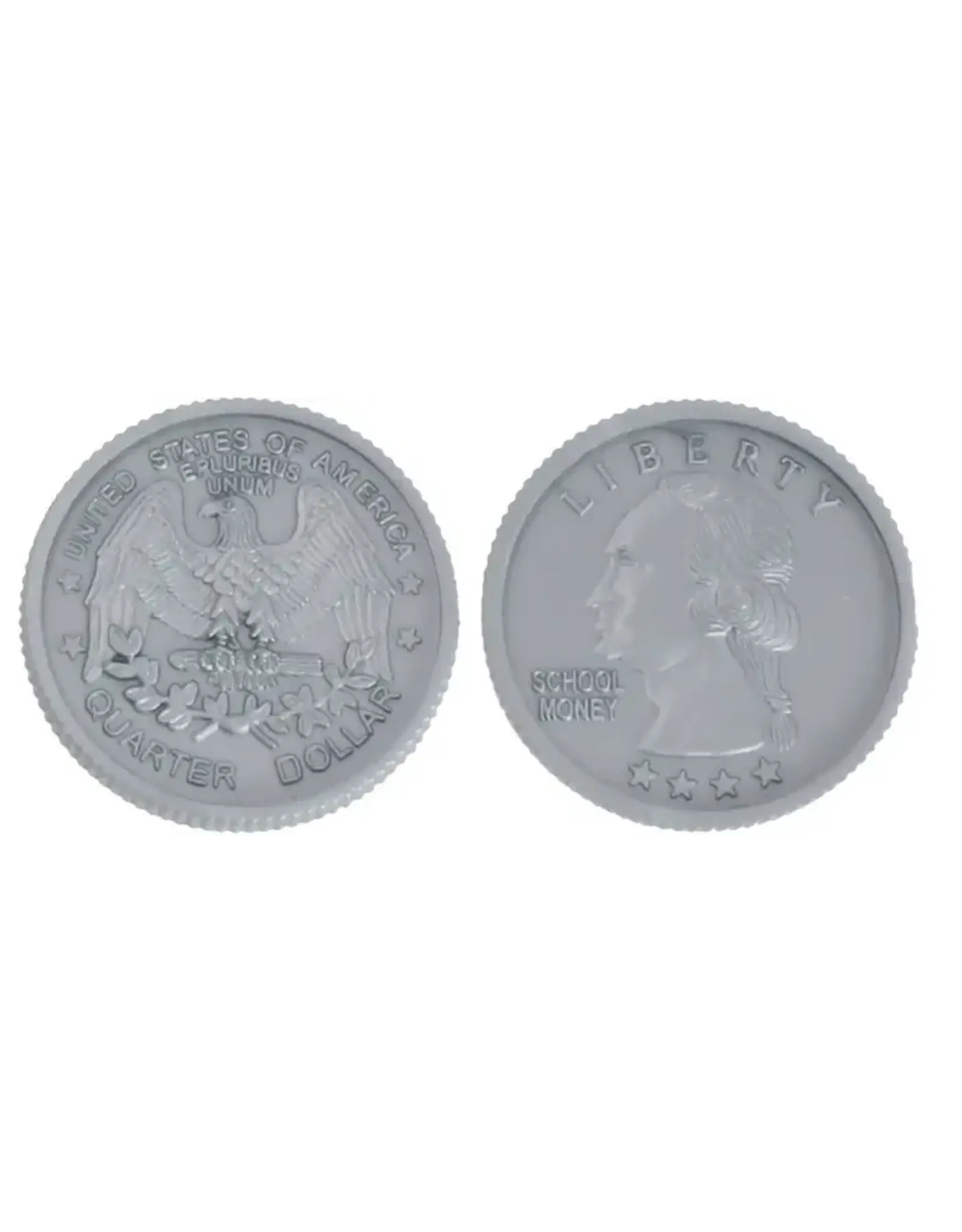 FAKE MONEY COINS: QUARTERS 100 PACK
