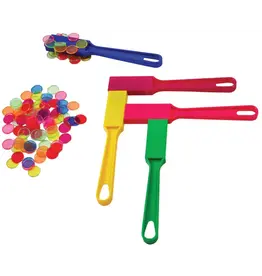 MAGNETIC WAND WITH CHIPS 7-5/8" - 100 CHIPS