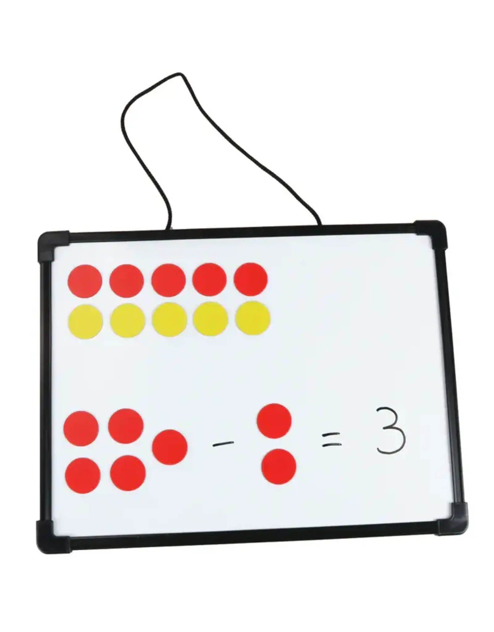MAGNETIC COUNTERS: TWO-COLOR, YELLOW/RED 1" 200 PACK