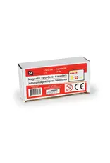 MAGNETIC COUNTERS: TWO-COLOR, YELLOW/RED 1" 200 PACK