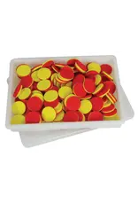 FOAM COUNTERS: TWO-COLOR, YELLOW/RED 100 PACK