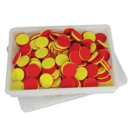 FOAM COUNTERS: TWO-COLOR, YELLOW/RED 100 PACK