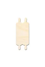 WOOD SHAPE: TORAH  4"