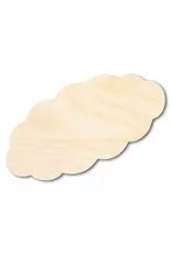WOOD SHAPE: CHALLAH  4"