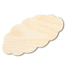 WOOD SHAPE: CHALLAH  4"