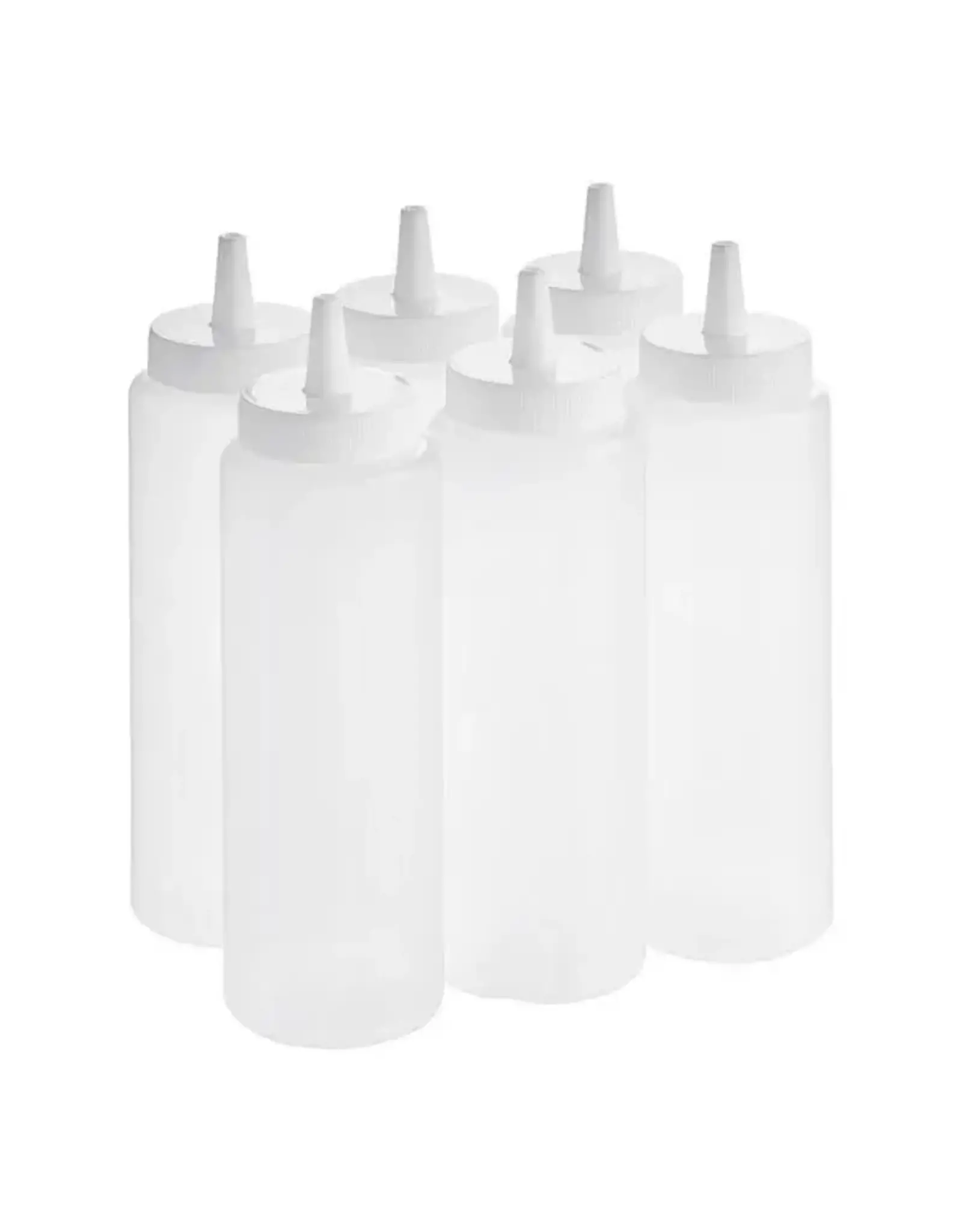BOTTLE, SQUEEZE: 8 OZ - 6 PACK