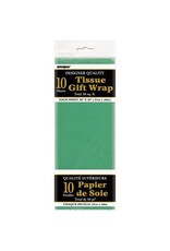 Unique TISSUE PAPER: 20'X26' EMERALD GREEN  10 SHEET