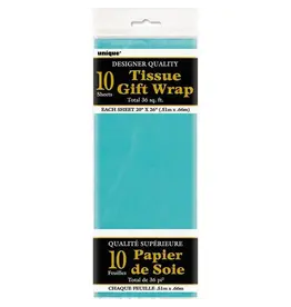 Unique TISSUE PAPER: 20'X26' TEAL  10 SHEET