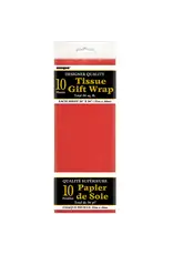 Unique TISSUE PAPER: 20'X26' RED 10 SHEET